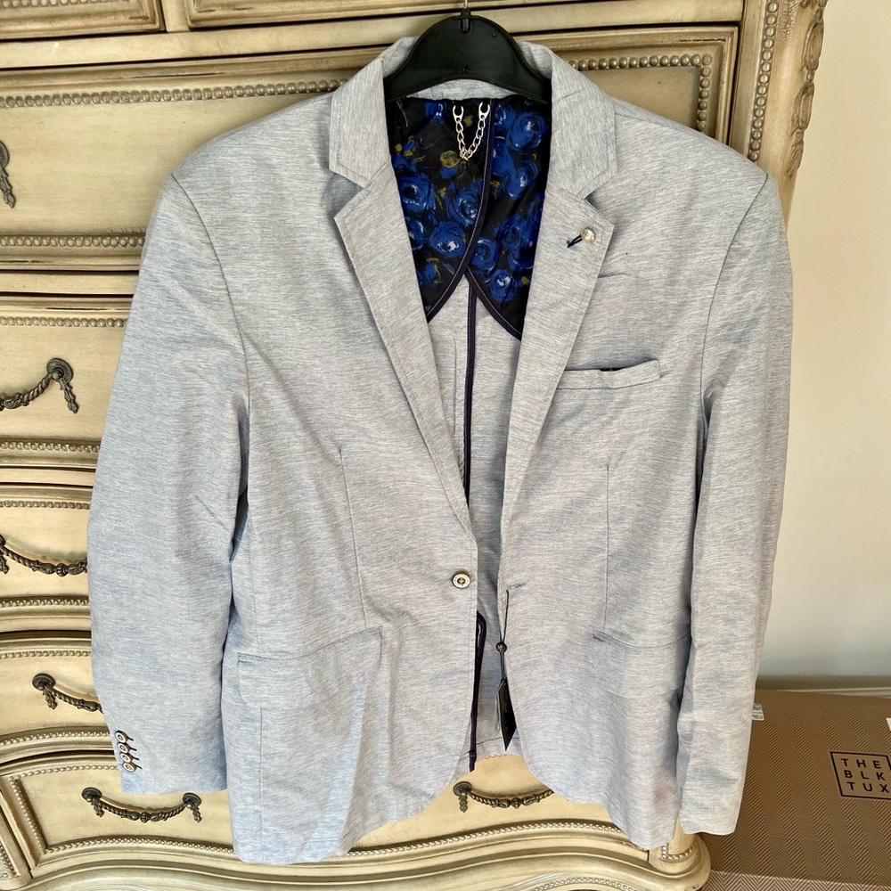 Grey Blazer- NEVER WORN WITH TAGS